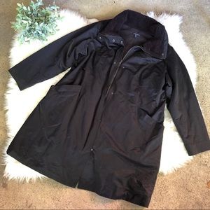 Eileen Fisher Black Waterproof Jacket